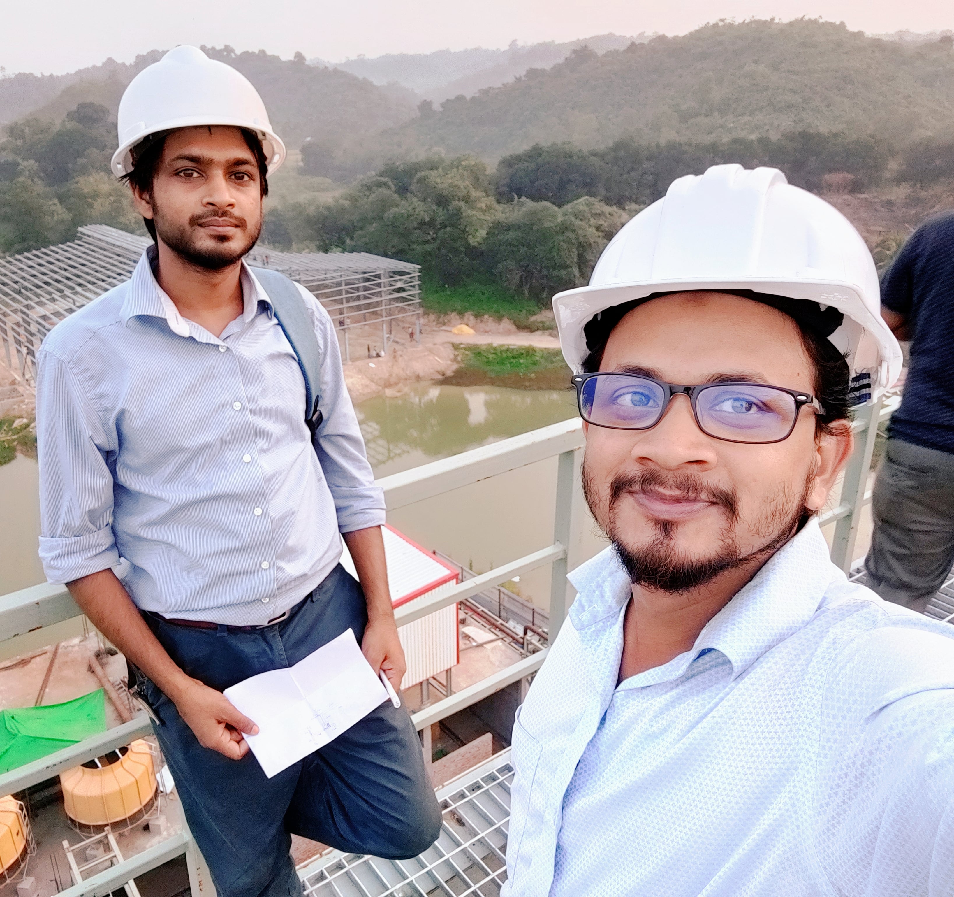 On-site inspection during control system commissioning